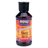 NOW Foods L-Carnitine Liquid 1000 mg, Tropical Punch, 4 oz, NOW Foods