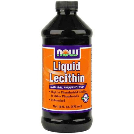 NOW Foods Liquid Lecithin Vegetarian 16 oz, NOW Foods