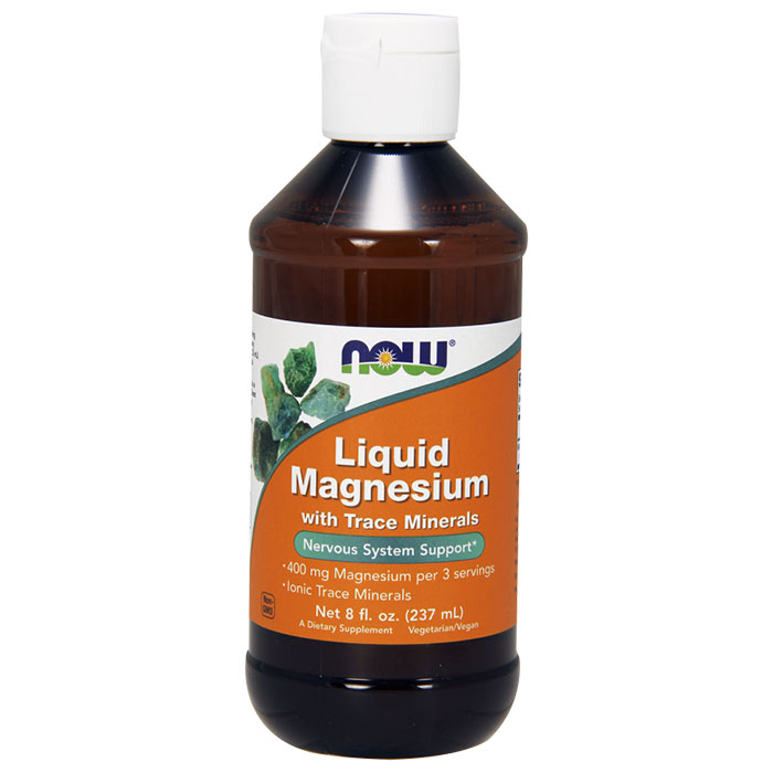 Liquid Magnesium with Trace Minerals, 8 oz, NOW Foods