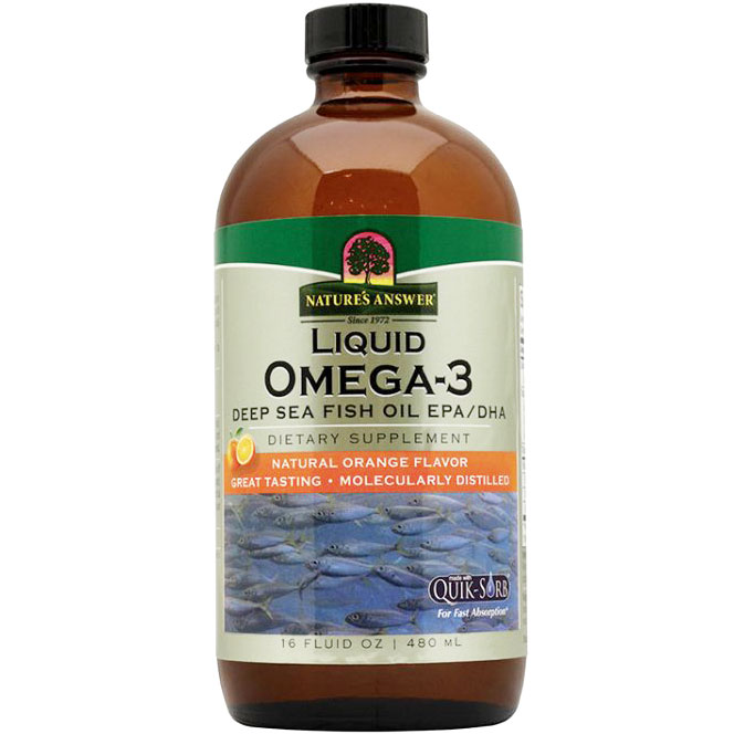 Nature's Answer Liquid Omega 3 Deep Sea Fish Oil EPA/DHA 16 oz from Nature's Answer