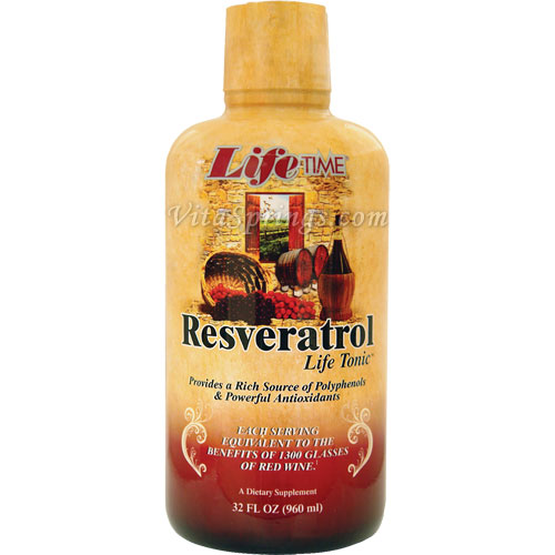 Liquid Resveratrol Life Tonic, 32 oz, LifeTime