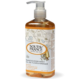 South of France Ultra Moisturizing Liquid Soap, Orange Blossom Honey, 12 oz, South of France