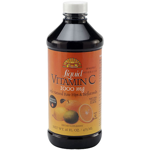 Liquid Vitamin C 1000, Natural Citrus Flavor, 16 oz, Dynamic Health Labs
