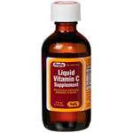 Watson Rugby Labs Liquid Vitamin C Supplement 500 mg, Orange, 4 oz, Watson Rugby
