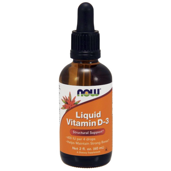 Liquid Vitamin D-3, 2 oz, NOW Foods