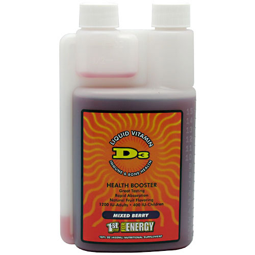 HPF Vitamin D3 Liquid (Great Tasting Vitamin D), 16 oz, High Performance Fitness