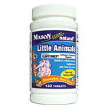 Little Animals Chewables, 120 Tablets, Mason Natural