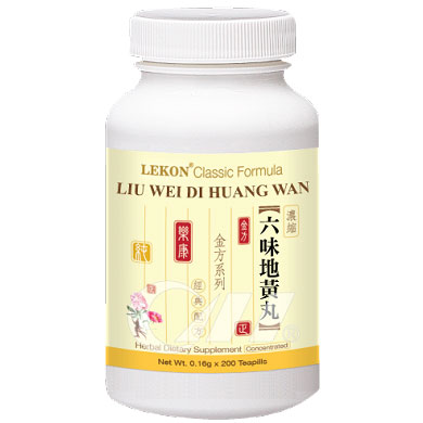 Liu Wei Di Huang Wan, 200 Pills, LeKon Golden Formula