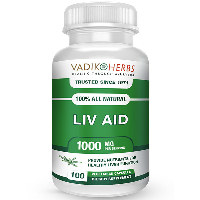 Liv Aid, 60 Tablets, Vadik Herbs (Bazaar of India)
