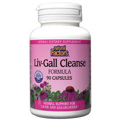 Liv-Gall Cleanse, Liver & Gallbladder Support, 90 Capsules, Natural Factors