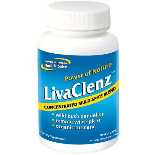 North American Herb & Spice LivaClenz Liver Cleansing, 60 Capsules, North American Herb & Spice