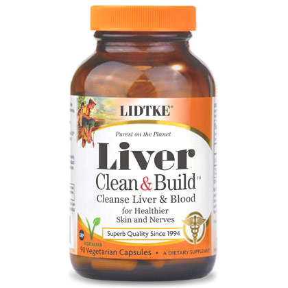 Liver Clean & Build, 90 Vegetarian Capsules, Lidtke