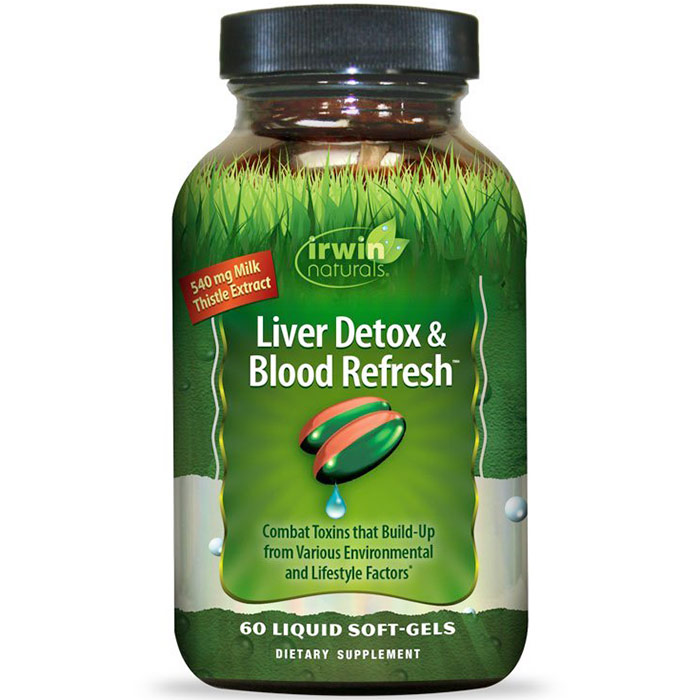 Liver Detox & Blood Refresh, 60 Liquid Soft-Gels, Irwin Naturals