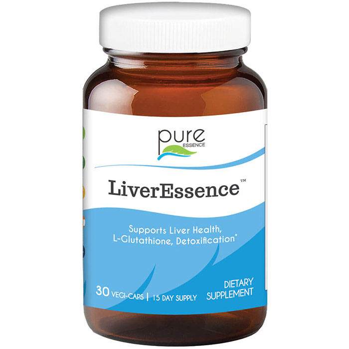 LiverEssence, Supports Liver Health, 30 Vegetarian Capsules, Pure Essence Labs