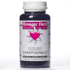 Liver Formula, 100 Vegetarian Capsules, Kroeger Herb