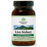 Liver Kidney, Detoxify & Rejuvenate, 90 Vegetarian Capsules, Organic India