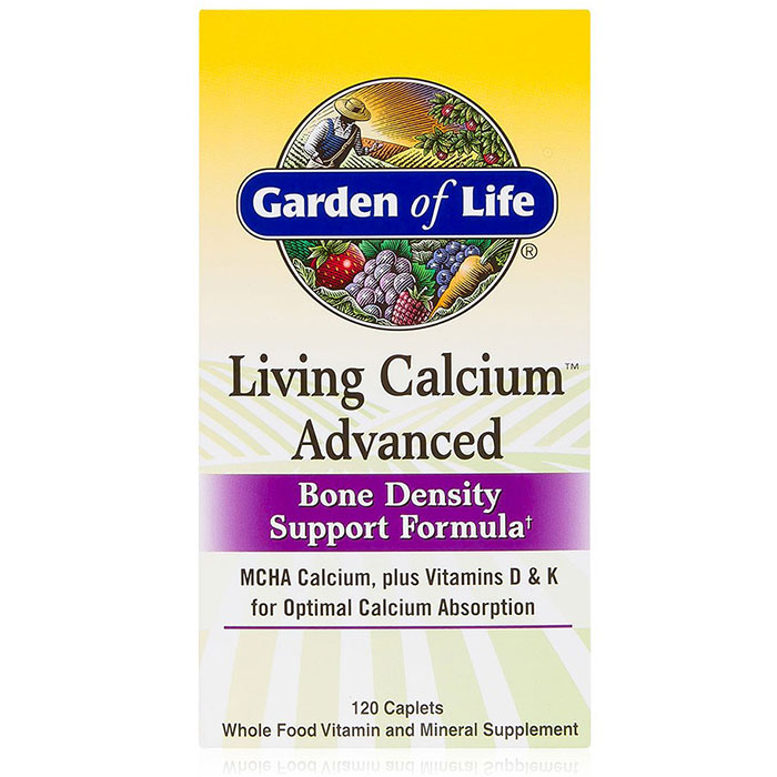 Living Calcium Advanced, 120 Caplets, Garden of Life