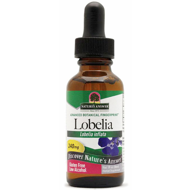 Lobelia Herb Extract (Lobelia Inflata) Liquid 1 oz from Natures Answer