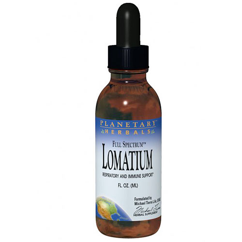 Lomatium Liquid Full Spectrum, 2 oz, Planetary Herbals