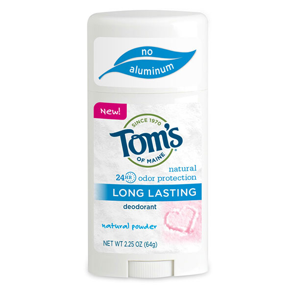 Long Lasting Deodorant Stick - Natural Powder, 2.25 oz, Toms of Maine