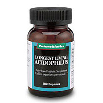 Futurebiotics Longest Living Acidophilus 100 caps, Futurebiotics