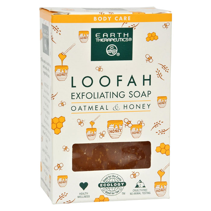 Earth Therapeutics Loofah Exfoliating Soap Oatmeal & Honey 4 oz from Earth Therapeutics