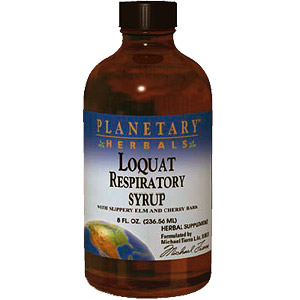 Loquat Respiratory Syrup 8 oz, Planetary Herbals
