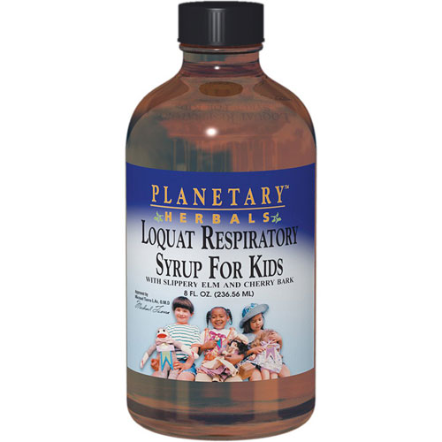 Loquat Respiratory Syrup for Kids, 8 oz, Planetary Herbals