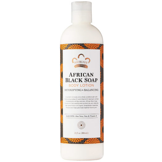 African Black Soap Body Lotion, 13 oz, Nubian Heritage