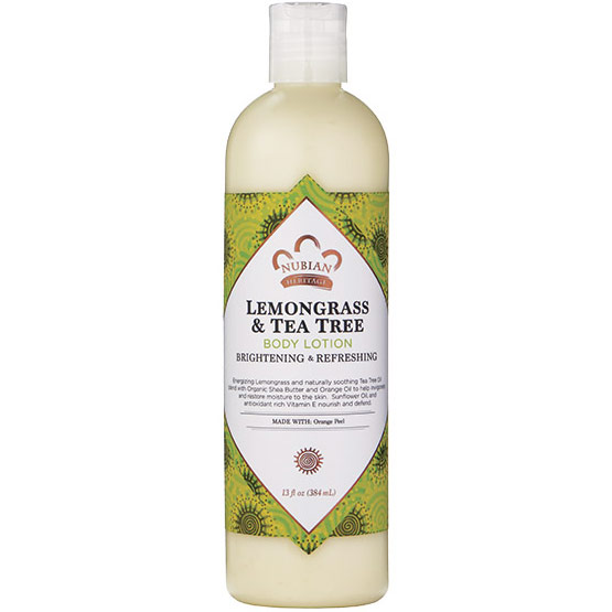 Lemongrass & Tea Tree Body Lotion, 13 oz, Nubian Heritage