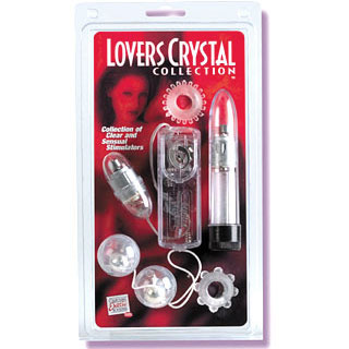 Lovers Crystal Collection, Vibe & Bullet Kit, California Exotic Novelties