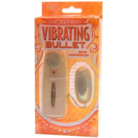 Vibrating Bullet With Controller - Ivory, Doc Johnson