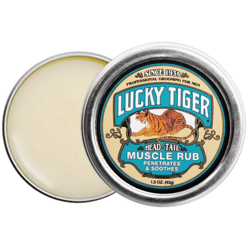 Lucky Tiger Head to Tail Muscle Rub, 1.5 oz, Lucky Tiger