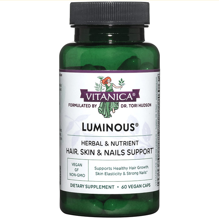 Luminous, Hair, Skin & Nails Support, 60 Vegetarian Capsules, Vitanica