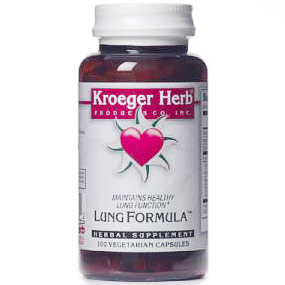 Lung Formula, Formerly Sound Breath, 100 Vegetarian Capsules, Kroeger Herb