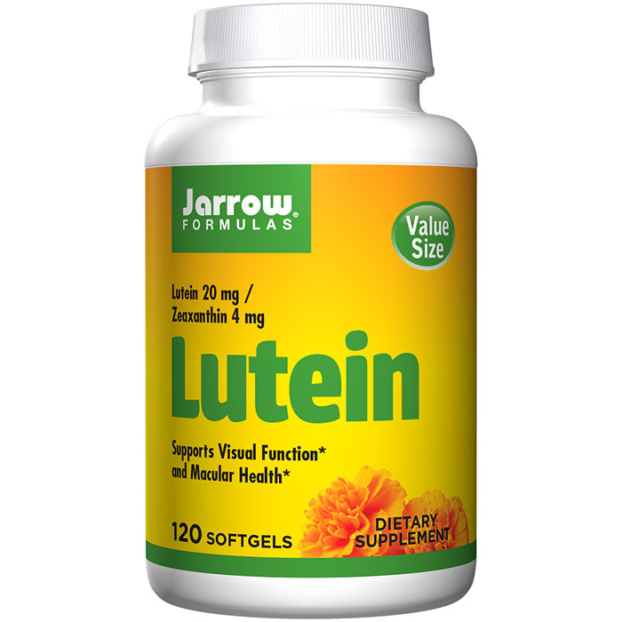 Lutein 20 mg, Value Size, 120 Softgels, Jarrow Formulas