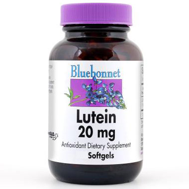 Lutein 20 mg, 30 Softgels, Bluebonnet Nutrition