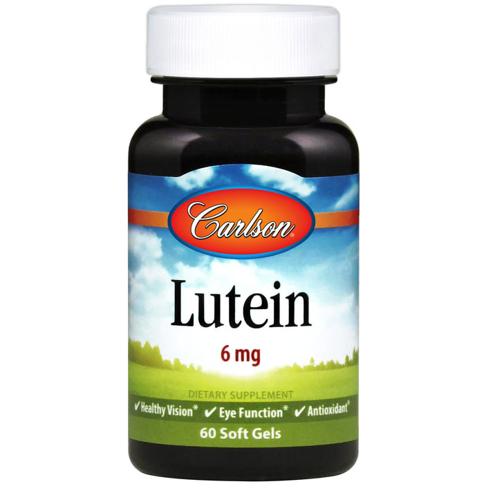Lutein, 6 mg 60 softgels, Carlson Labs