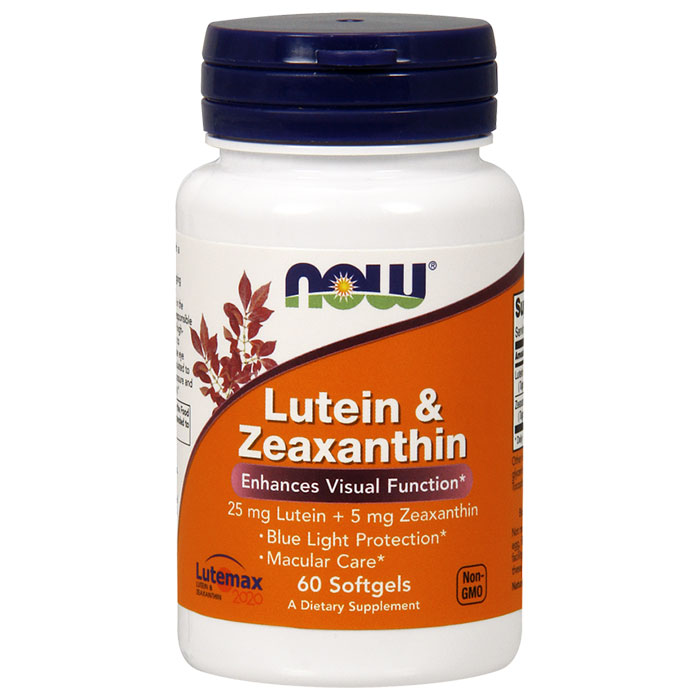 Lutein & Zeaxanthin, Blue Light Protection, 60 Softgels, NOW Foods