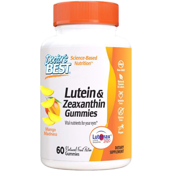 Lutein & Zeaxanthin Gummies, 60 ct, Doctors Best
