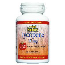 Natural Factors Lycopene 10mg 60 Softgels, Natural Factors