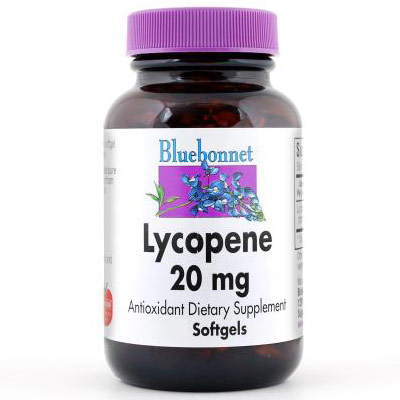 Lycopene 20 mg, 30 Softgels, Bluebonnet Nutrition