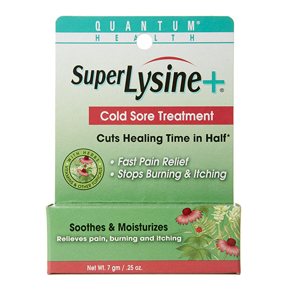 Super Lysine + Cream, Cold Sore Treatment, 7 g, Quantum Health