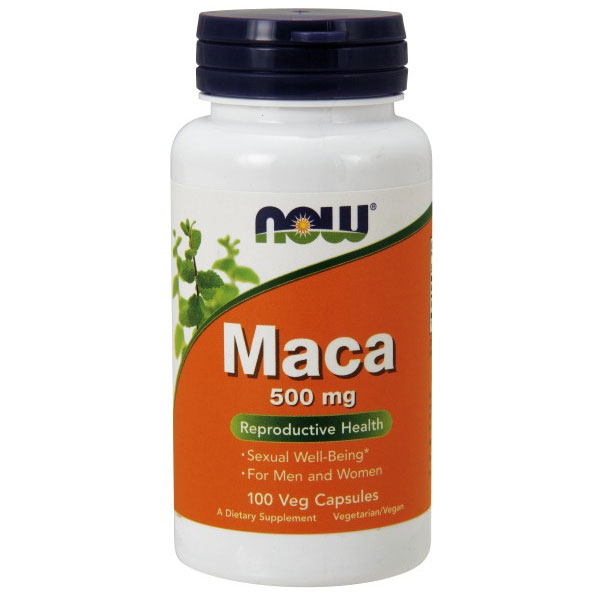 Maca 500 mg, For Men and Women, 100 Vegetarian Capsules, NOW Foods