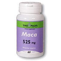 Thompson Nutritional Maca 525mg 60 caps, Thompson Nutritional Products