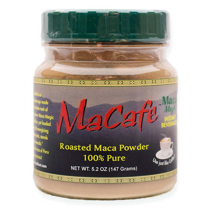 MaCafe Roasted Maca Powder Drink Mix, Coffee Alternative, 5.2 oz, Maca Magic