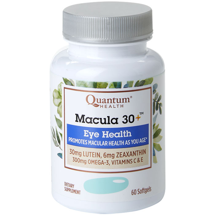 Macula 30+, Macular Health, 60 Softgels, Quantum Health