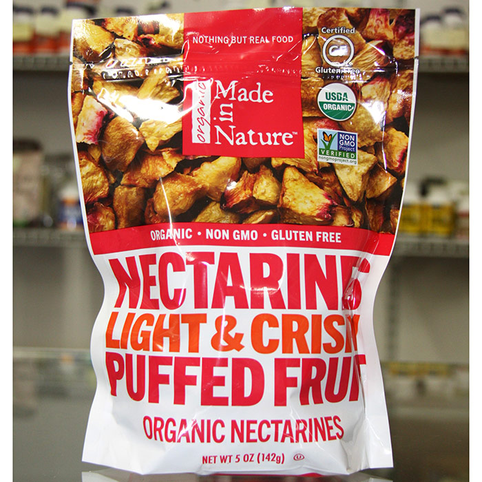 Made In Nature Organic Puffed Nectarines, 5 oz (142 g)