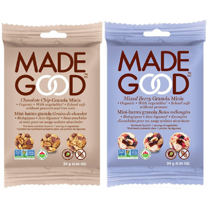 Made Good (MadeGood) Granola Minis Variety Bundle, 0.85 oz x 20 Pouches