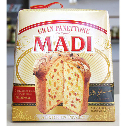 Madi Gran Panettone Italian Cake 1000 g (35.25 oz), Made in Italy